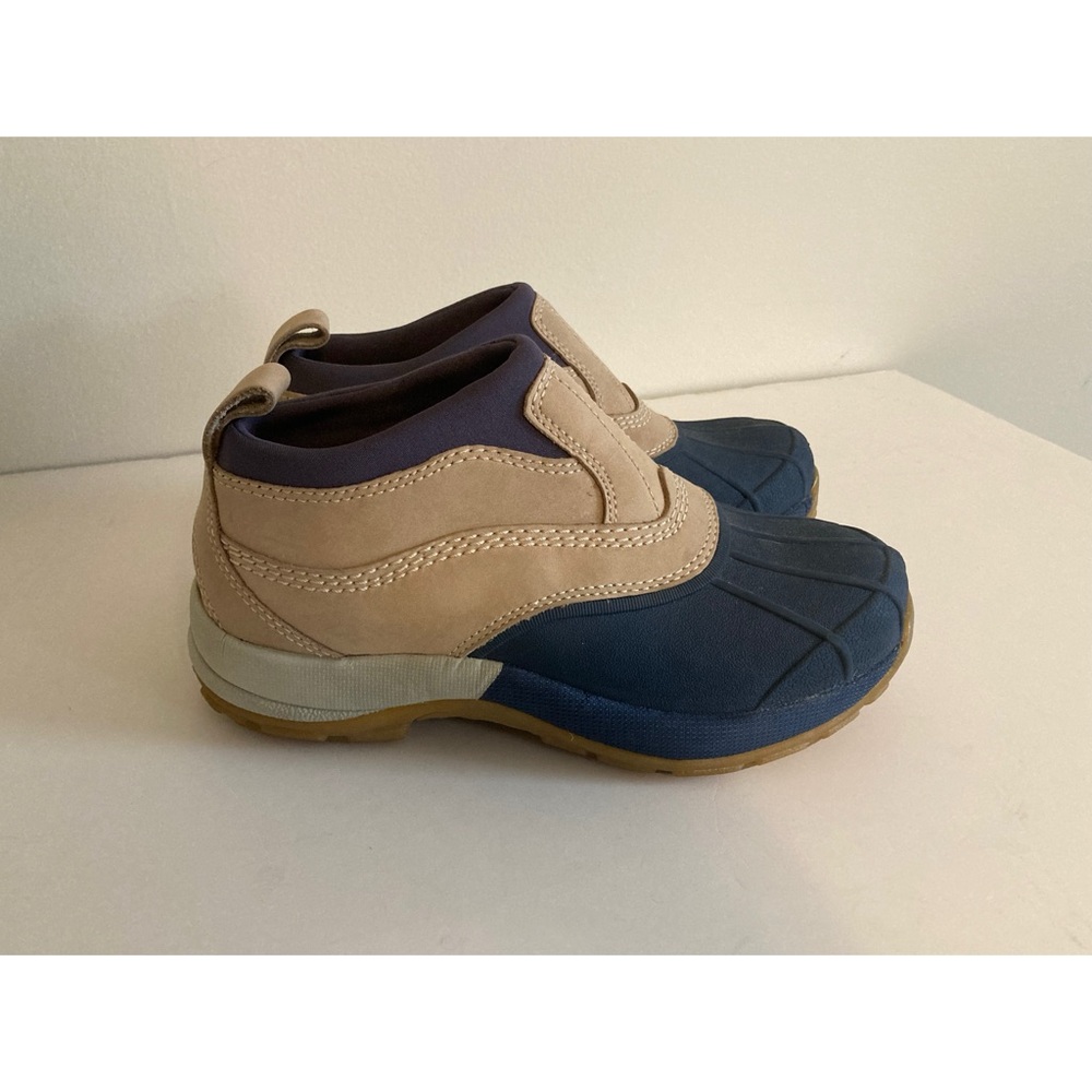 GUC Blue & Tan L.L. Bean Ankle Boots Size 6.5